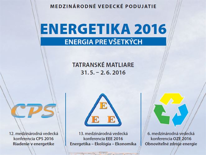 Pozvánka na podujatie: ENERGETIKA 2016