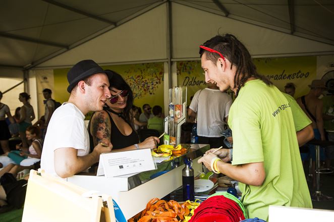 V poradenskej zóne ŽIŤ ENERGIOU na festivale GRAPE boli zdroje pozitívnej energie