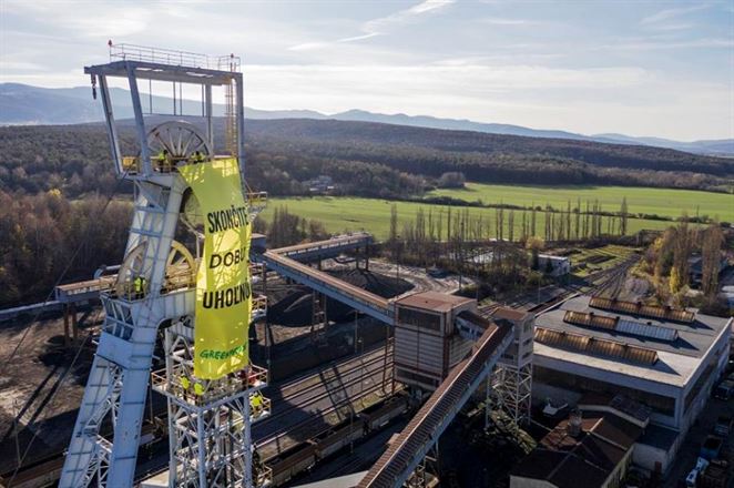 Hornonitrianske bane: Aktivisti Greenpeace ohrozili životy baníkov!