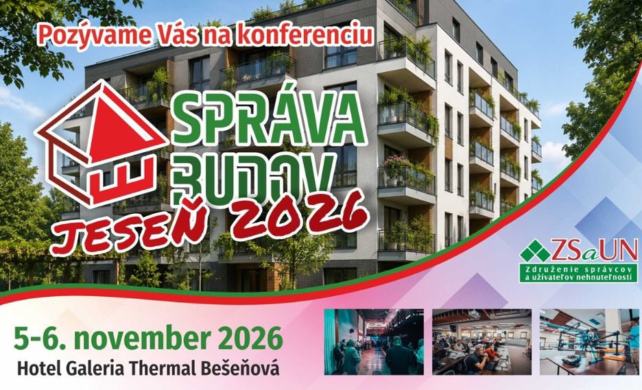 Pozvánka na konferenciu: Správa budov - jeseň 2026