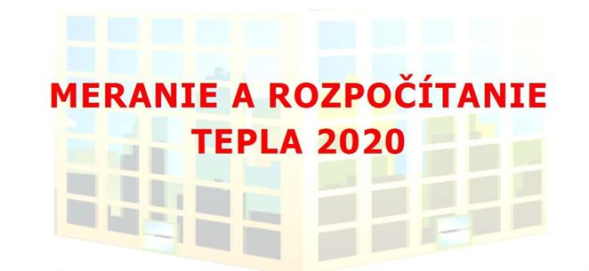 Aktualizované: Konferencia Meranie a rozpočítanie tepla 2020 je zrušená
