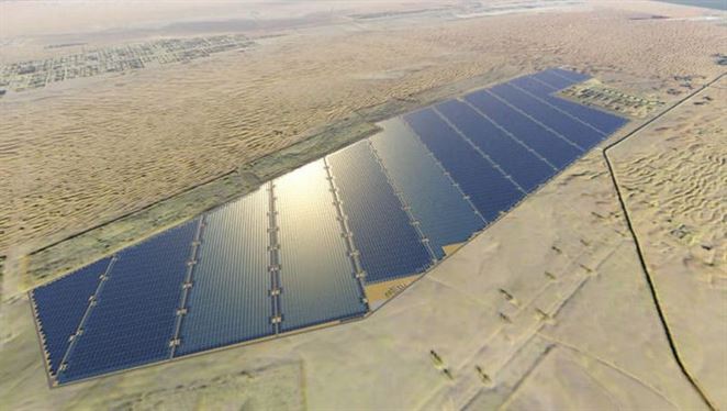 Najväčší solárny park na svete spustili v Abu Dhabi