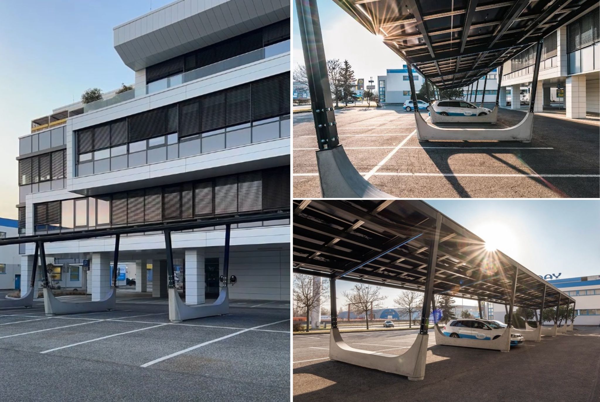 Parkovisko premenili na elektráreň. Prvý reťazec na Slovensku má veľký carport